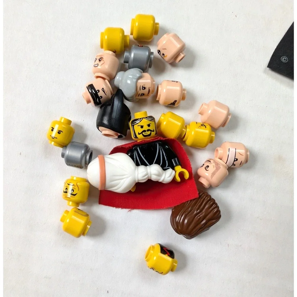 READ Lego Minifigure Lot Full Figures Parts Pieces Accessories Weapons Marvel DC